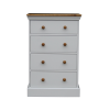 Wiltshire Bedroom Chest 4 Drawer Narrow Soft Cotton